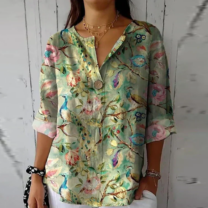 Versatile wear floral blouse for women, a must-have for chic fashion