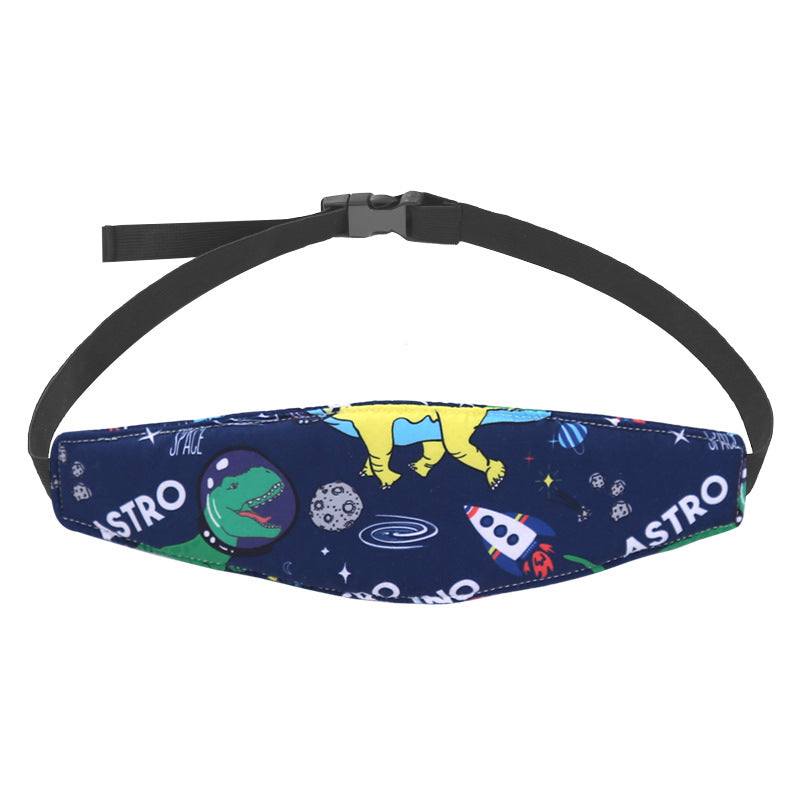 Adjustable kids car seat head support, perfect baby car accessory for comfortable toddler neck & sleep support.