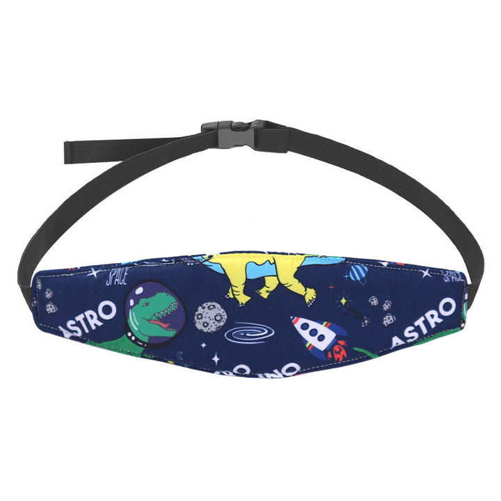Adjustable kids car seat head support, perfect baby car accessory for comfortable toddler neck & sleep support.
