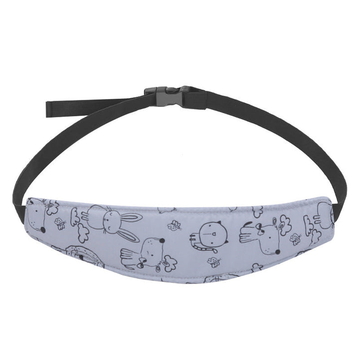 Soft child travel pillow & car seat headrest, offering crucial neck support for peaceful sleep on long trips.