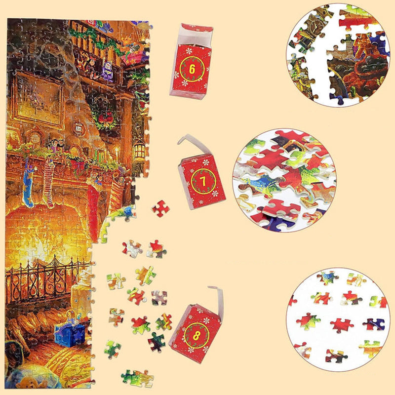 Unwrap daily fun with this Christmas Puzzle Advent Calendar. A unique holiday countdown gift.