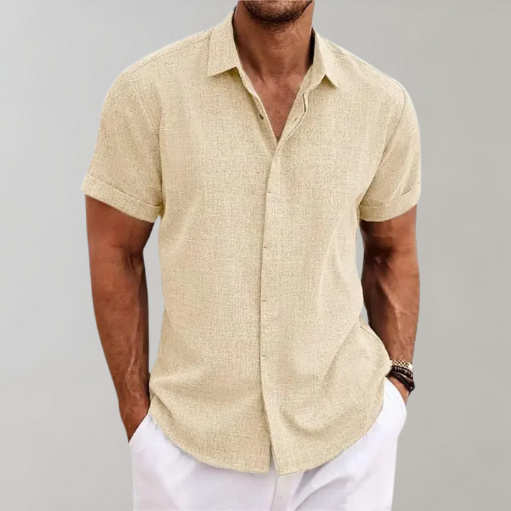 Collared men's polo shirt, classic fit, perfect for smart casual summer wear & everyday fashion.