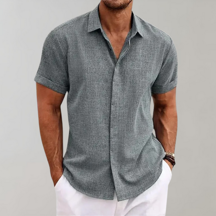 Harrison men's classic polo shirt, a stylish collared top for versatile everyday wear & summer fashion.