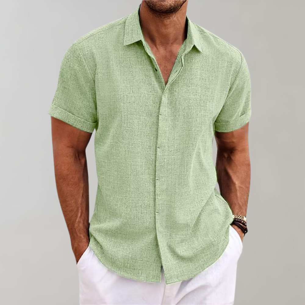 Effortlessly stylish men's polo shirt, comfortable summer wear, versatile for any casual occasion.