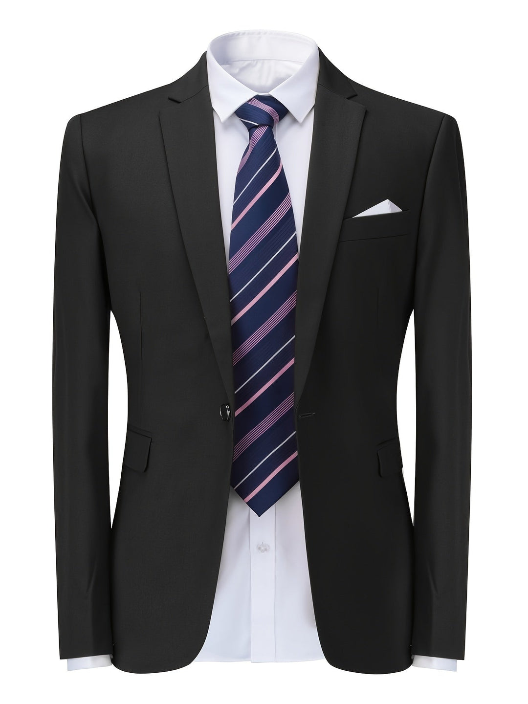 Floris men's solid blazer, a timeless classic for business fashion & formal menswear.
