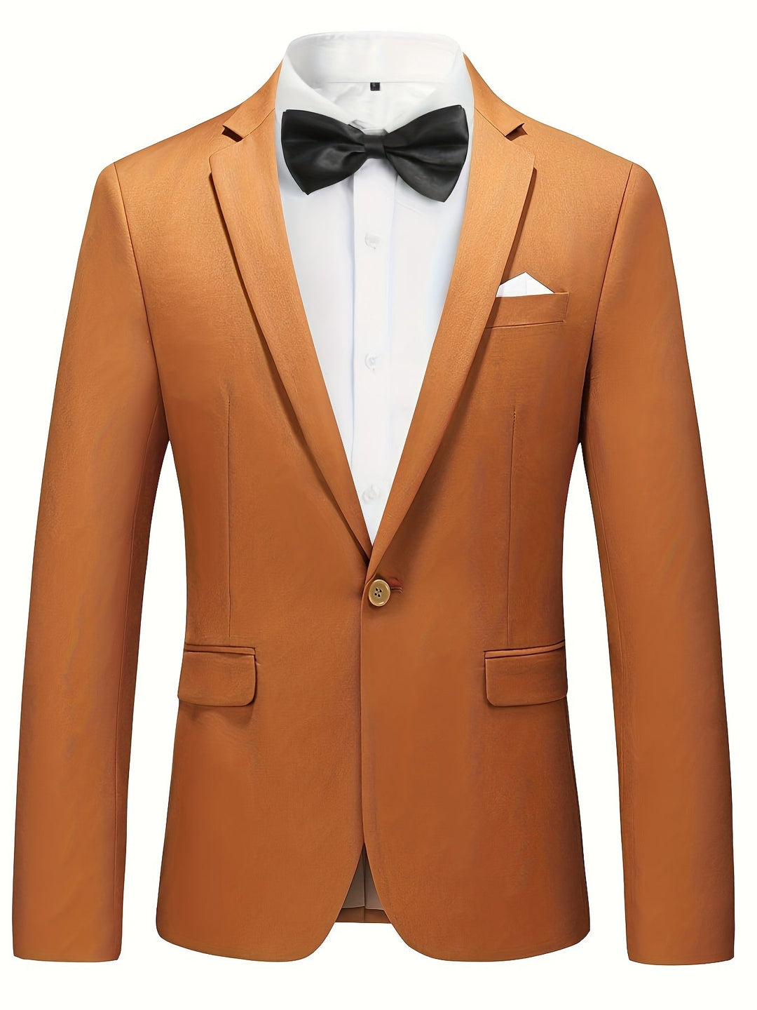 Classic solid men's blazer, Floris, perfect for business wear and formal occasions.