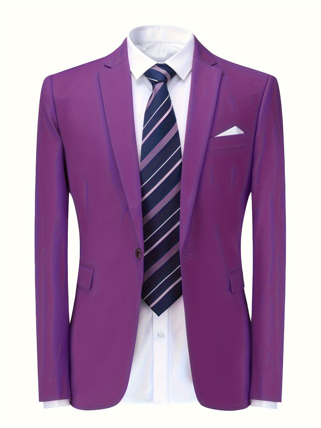 Floris classic men's solid blazer, essential for business wear, office and formal occasions.