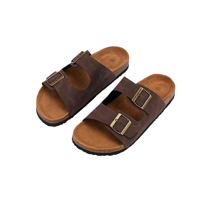Women's classic black strap sandals for effortless summer comfort & versatile everyday style.