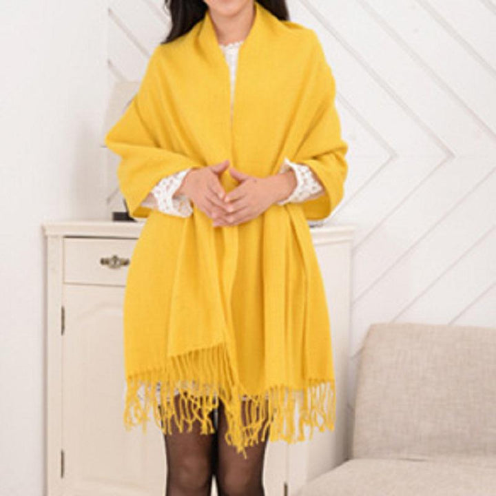 Coleen Cashmere Scarf, a soft, stylish & warm women's winter accessory.