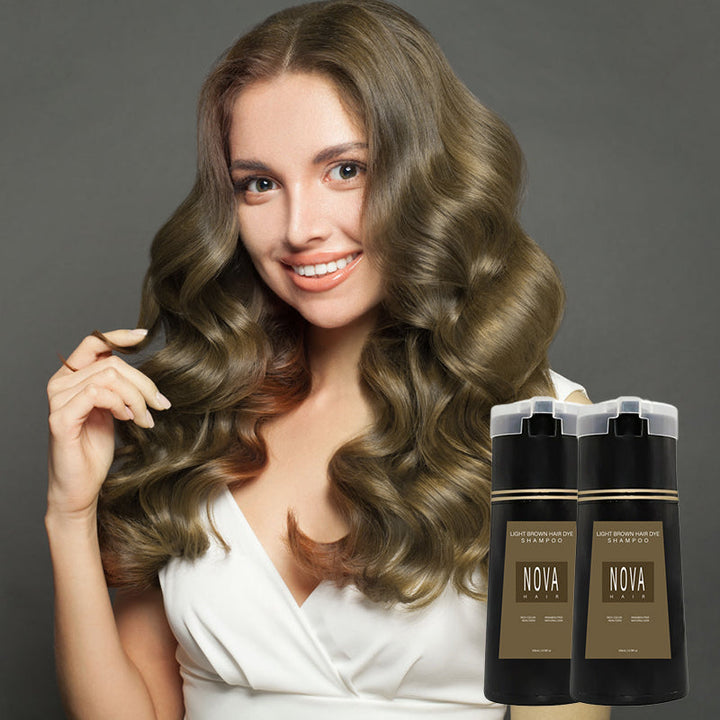 Herbal, ammonia-free Hair Color Shampoo. Enjoy vibrant, damage-free hair with this gentle and nourishing dye alternative.