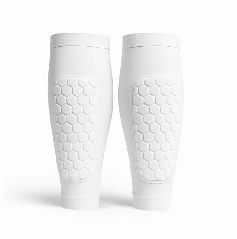 Durable unisex shin protector athletic gear. Ideal for skiing, soccer, and various sports, ensuring comfort.