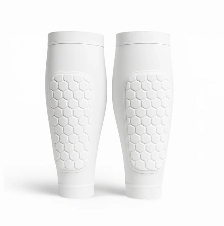 Durable unisex shin protector athletic gear. Ideal for skiing, soccer, and various sports, ensuring comfort.