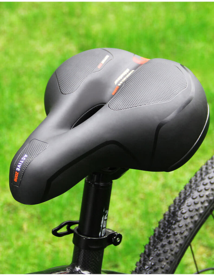 Unisex cycling seat, ideal for road bikes & mountain bikes. Comfortable design ensures pain-free sports & fitness.