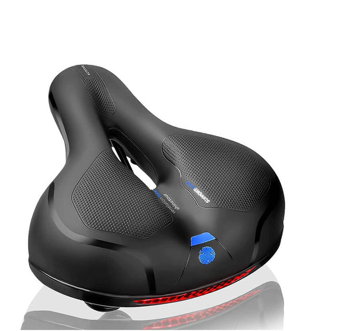 Comfortable unisex bike saddle with universal fit. Ideal for pain-free road & mountain bike cycling accessory.
