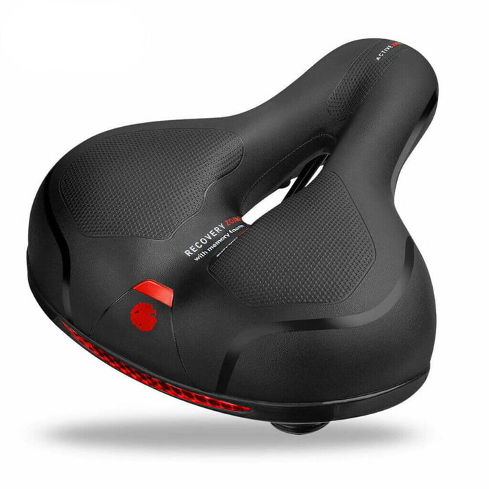 Durable & comfortable unisex cycling seat. Waterproof bike saddle accessory for pain-free road & mountain biking.