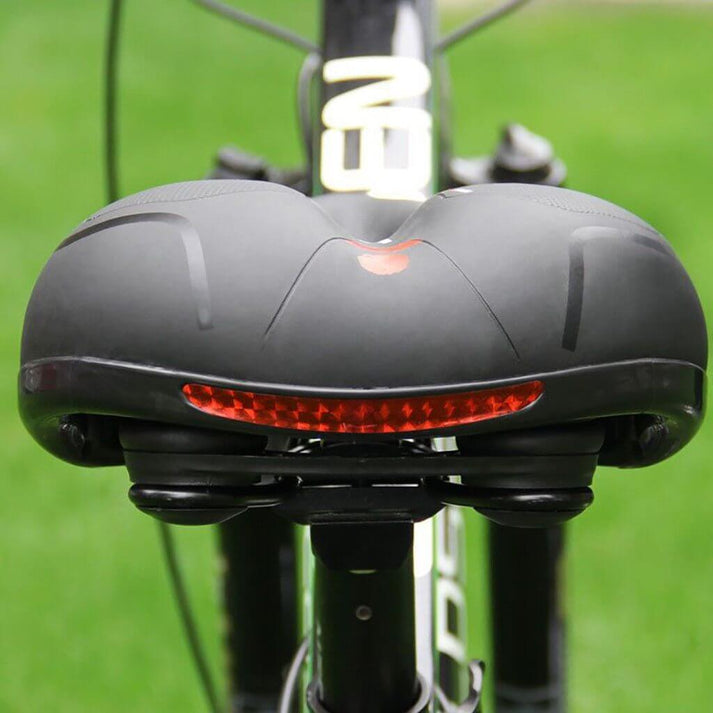 Universal fit cycling seat for road & mountain bikes. Comfortable unisex design for pain relief during rides.