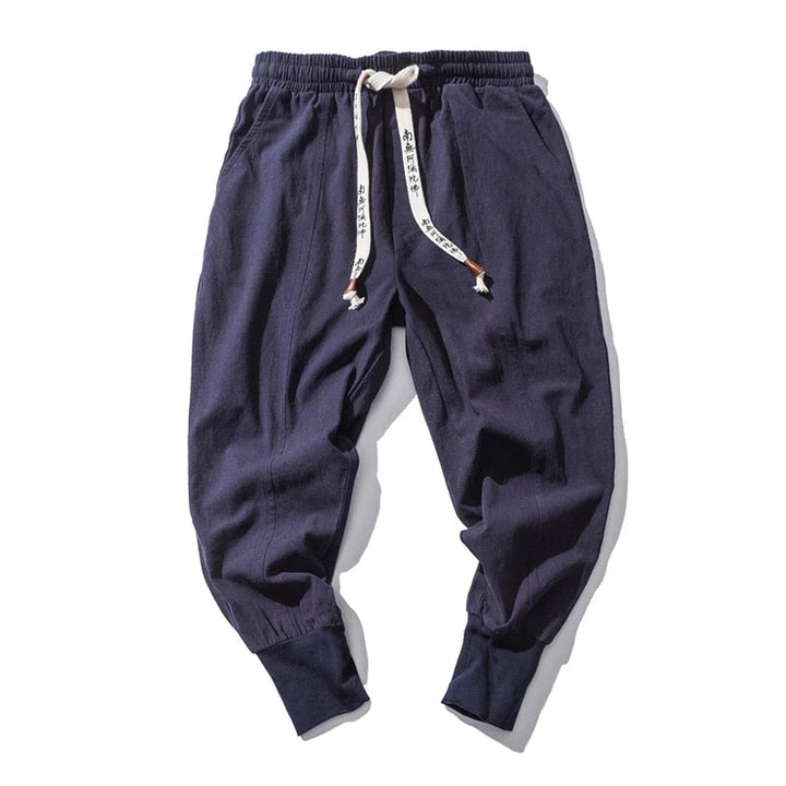 Loose fit men's harem pants, providing ultimate comfort and a stylish, relaxed silhouette for daily wear.