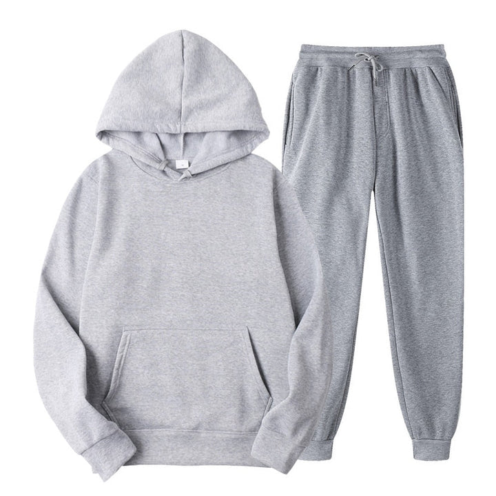 Soft women's activewear jogging set, perfect for casual outings or relaxation.