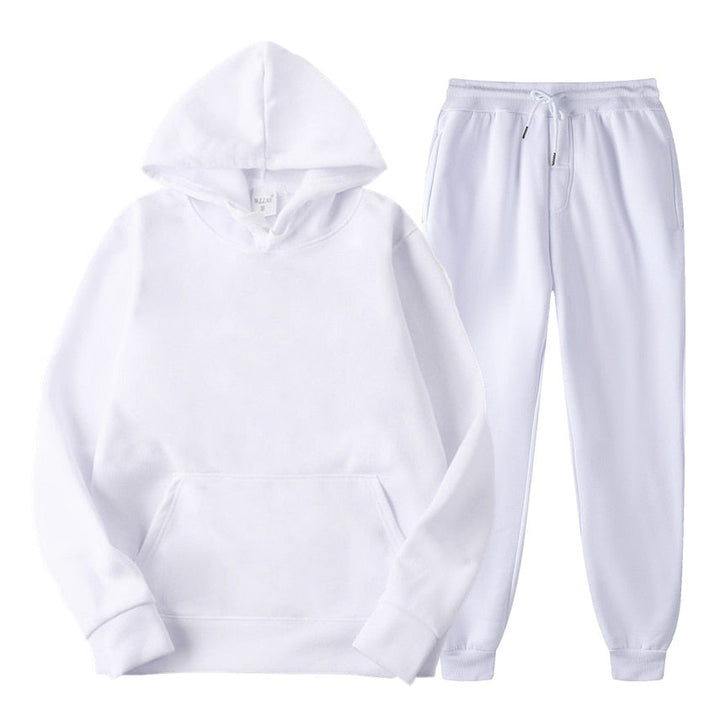 Comfortable women's loungewear set in a relaxed fit, great for home or gym.