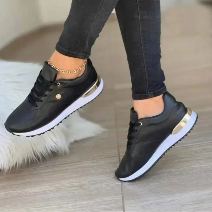 Stylish Celia women's leather sneakers, ideal for casual fashion & comfortable walking.