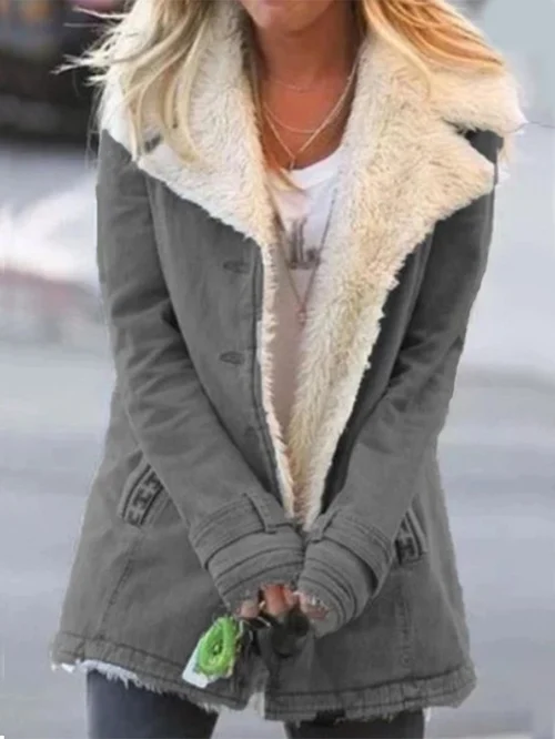 Warm ladies' winter jacket with ultimate insulation; a cozy, stylish coat for cold weather fashion.