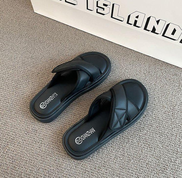 Women's bunion relief flip-flops, promoting posture correction with comfortable wide fit & arch support.