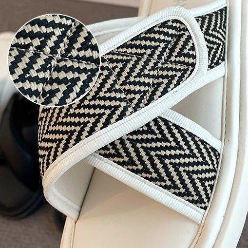 Versatile wide women's bunion relief flip-flops for casual wear, summer adventures & foot health.