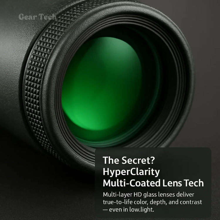 HD 45x zoom monocular for birdwatching, weatherproof & lightweight for nature enthusiasts.