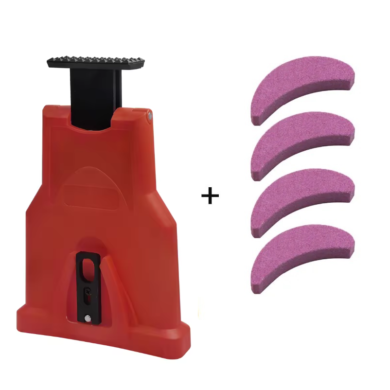 Efficient chainsaw chain sharpener for quick blade sharpening. Essential hand tool for professional garden maintenance.