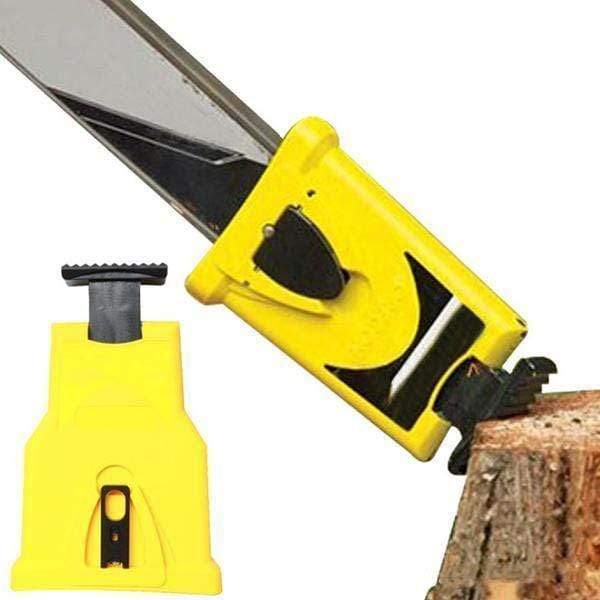 Compact & portable chainsaw chain sharpener for on-the-go blade sharpening. Keeps your outdoor power tools ready.