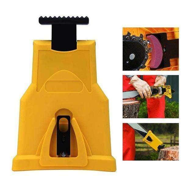 Sharpen your chainsaw chains quickly with this portable blade sharpener. An efficient hand tool for all outdoor tasks.