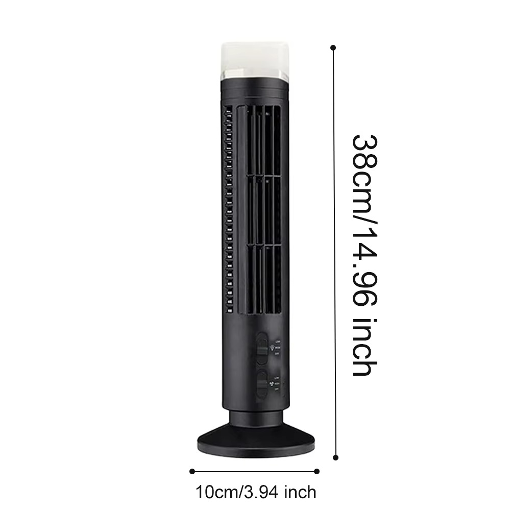 Bladeless tower fan delivers silent, powerful cooling. Perfect for quiet home or office environments.