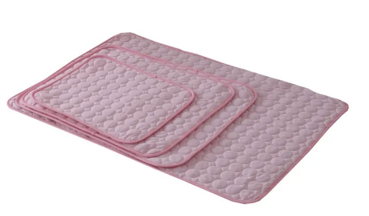 Cooling pad for dogs & cats, instant heat relief. Washable pet mat, essential summer accessory for comfort.