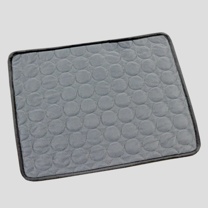 Cooling mat for dogs & cats provides instant heat relief, a comfortable summer pet bed.