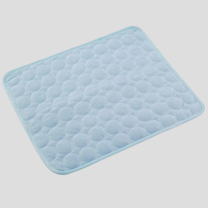 Washable & portable pet cooling mat for ultimate dog & cat comfort and instant heat relief.