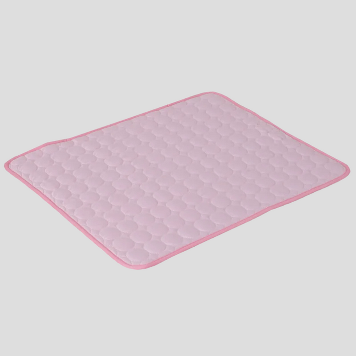 Cool pet pad for dogs & cats offers instant heat relief, enhancing animal comfort on hot days.