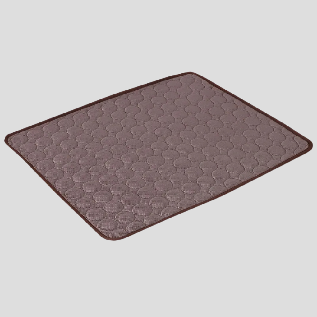 Summer pet bed for dogs & cats, an instant heat relief cooling mat, non-toxic and comfortable.
