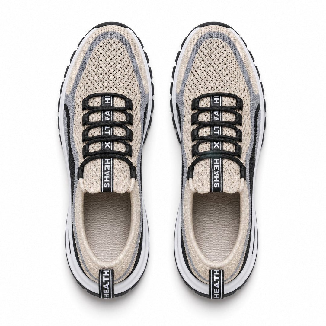 Stylish women's lace-up sneakers, ideal for casual footwear and all-day foot support.