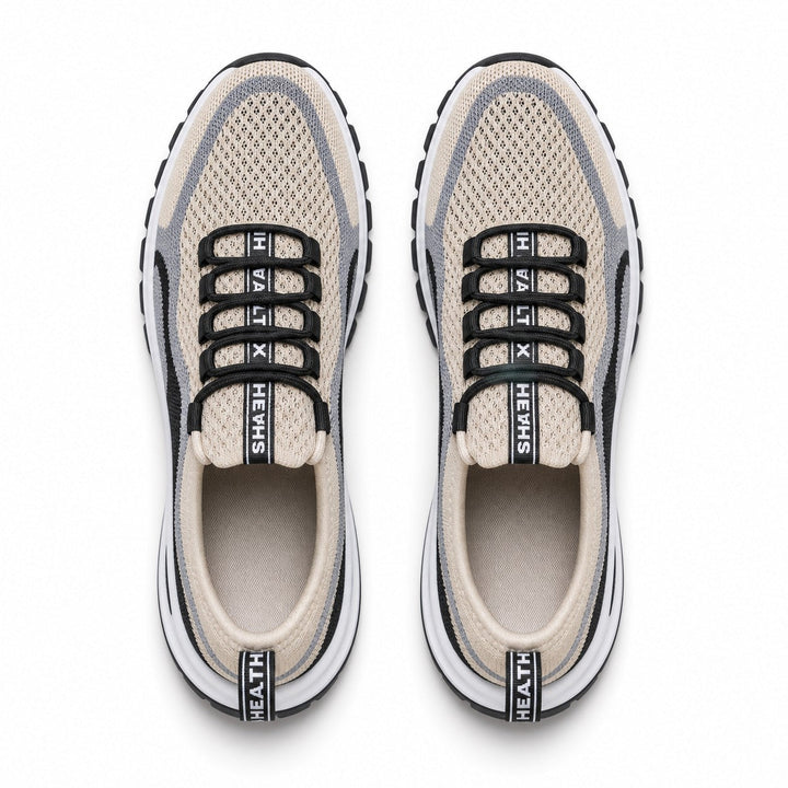 Stylish women's lace-up sneakers, ideal for casual footwear and all-day foot support.