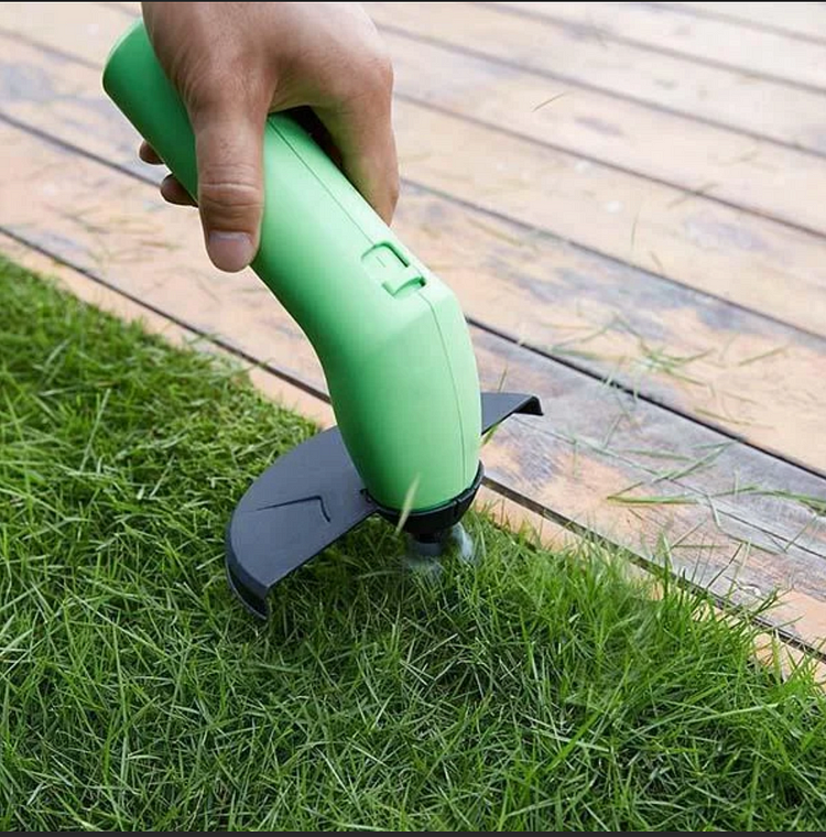 Versatile cordless weed cutter & grass edger, ideal for precise garden maintenance and quick yard clean-ups.