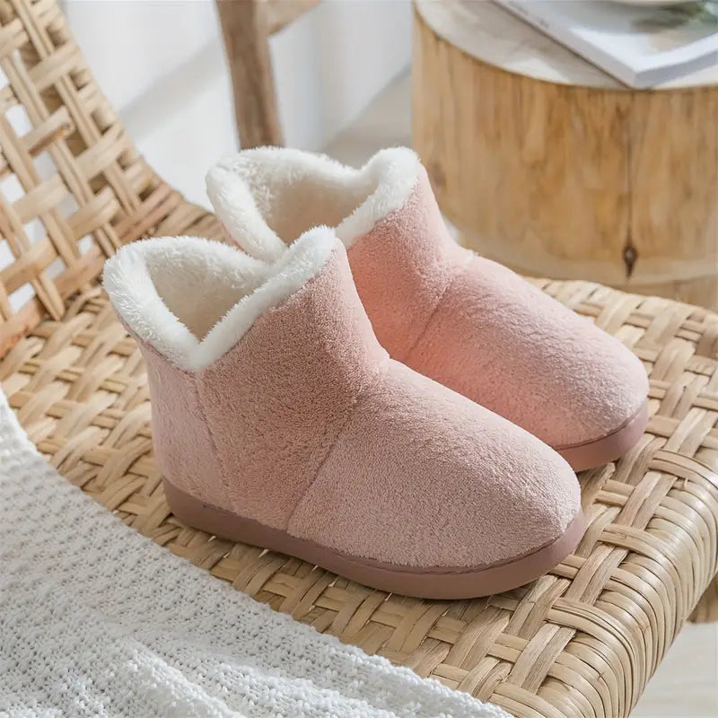 Women's cozy lined ankle boot slippers for ultimate warmth & comfort. Ideal indoor house shoes.