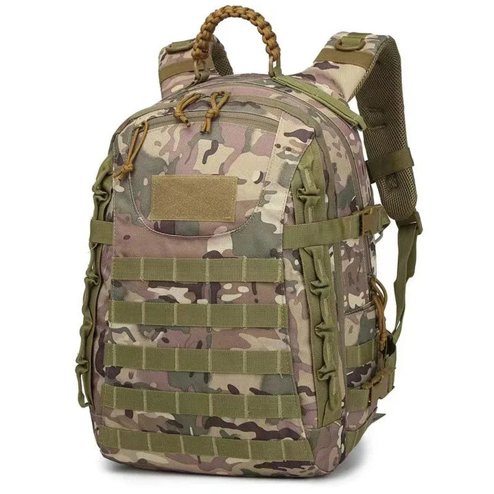 Unisex tactical daypack, 30L capacity, designed for comfort & versatility in urban settings, travel, or rugged outdoor use.