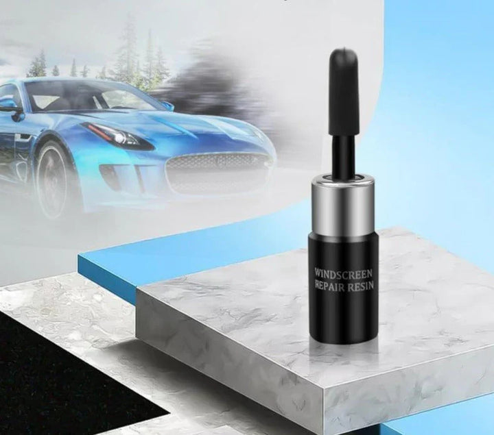 Automotive windshield repair kit fixes chips & cracks in car glass. Professional quality DIY auto maintenance.