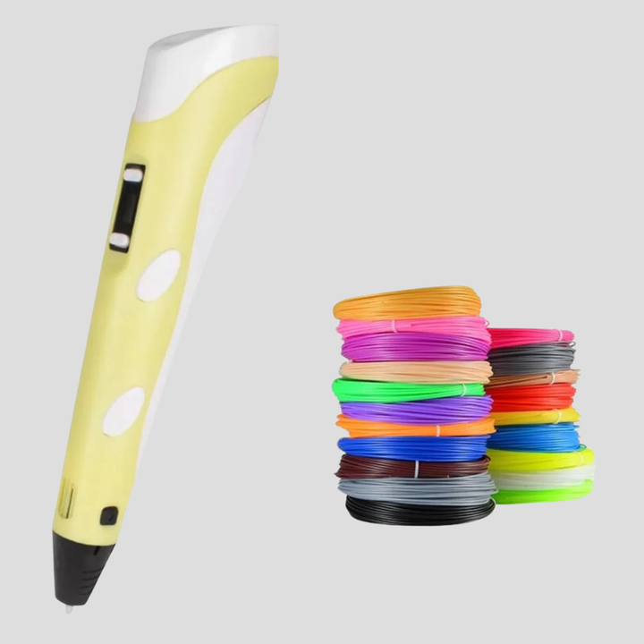 Side view of the Creative 3D printing pen, highlighting its sleek and modern gadget design.