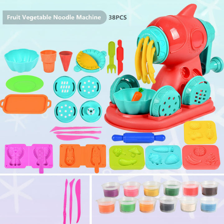 Creative Clay Art Play Set for all ages, vibrant modeling clay, ideal for DIY art, imagination & stress relief.