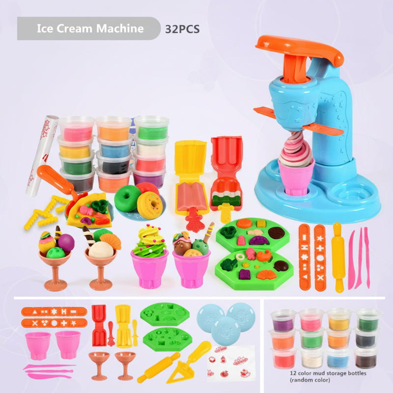 Colorful modeling clay art set, perfect for creative play, kids craft, adult stress relief & DIY art projects.