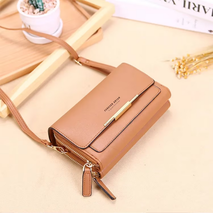 Fashionable PU leather multi-pocket bag for women, perfect for a chic look.