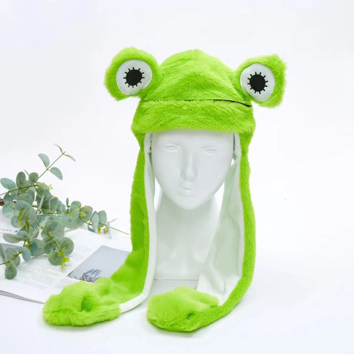 Dog moving ears hat, a funny and playful novelty gift.