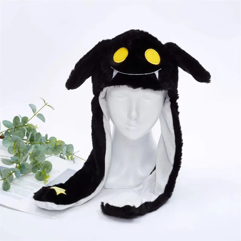 Playful moving ears hat, unisex character headwear for all occasions.