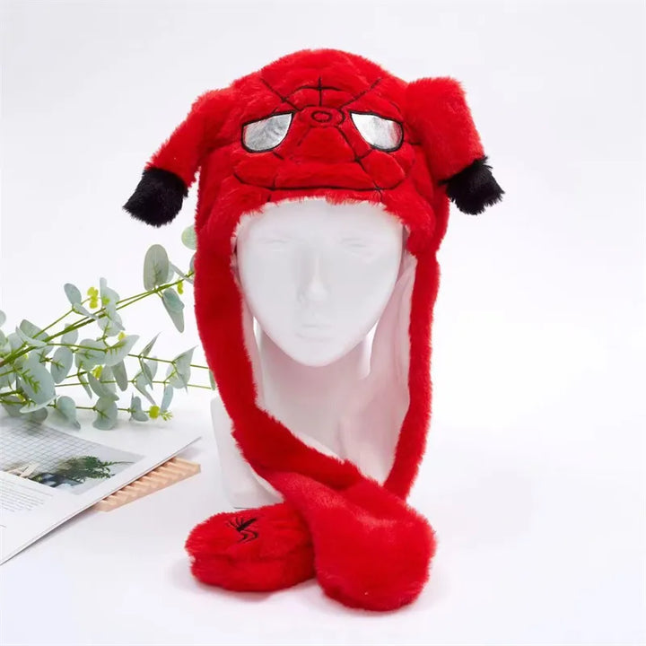 Friendly bear moving ears hat, interactive and cozy for gifts.